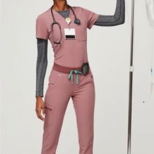 Figs Mineral Mauve Scrubs